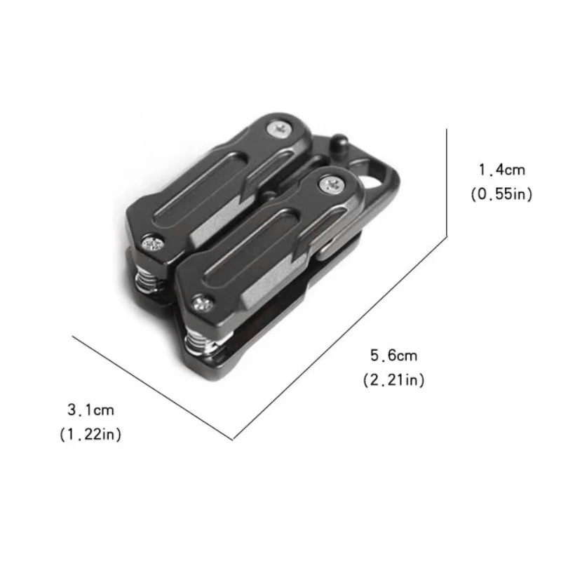1 قطعة تململ المنزلق المدمجة EDC فتح الزجاجة متعددة الوظائف تململ المنزلق سبينر لعبة لتخفيف الضغط الهدايا