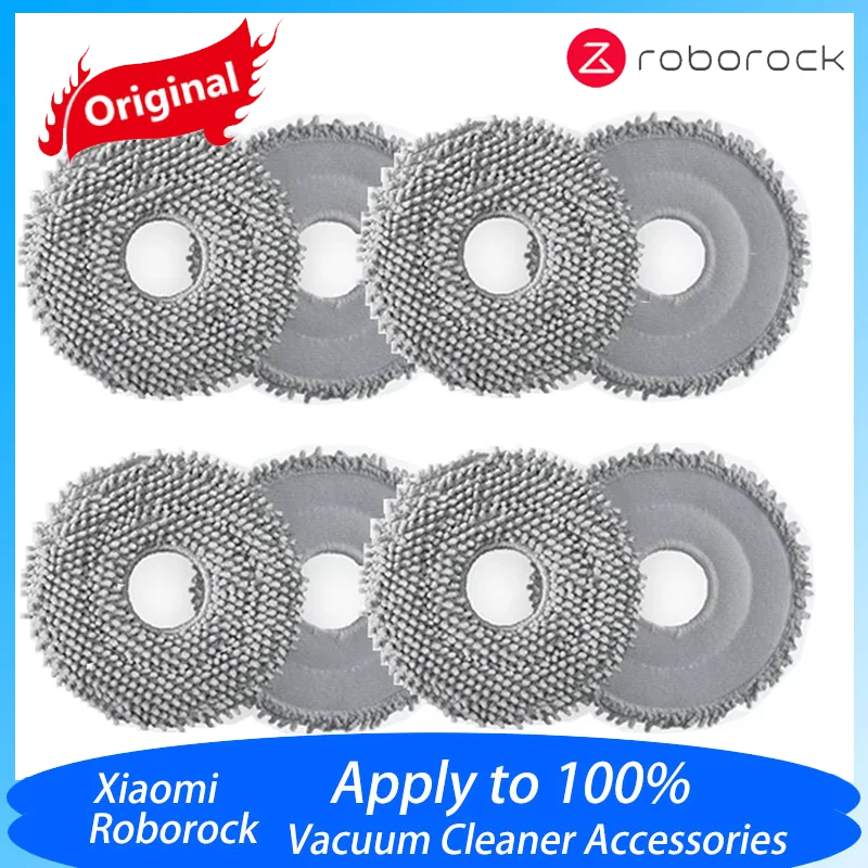Оригинальные аксессуары для roborock qrevo curv/master, швабра для roborock qrevo series, робот-пылесос, швабра, тканевые запасные части