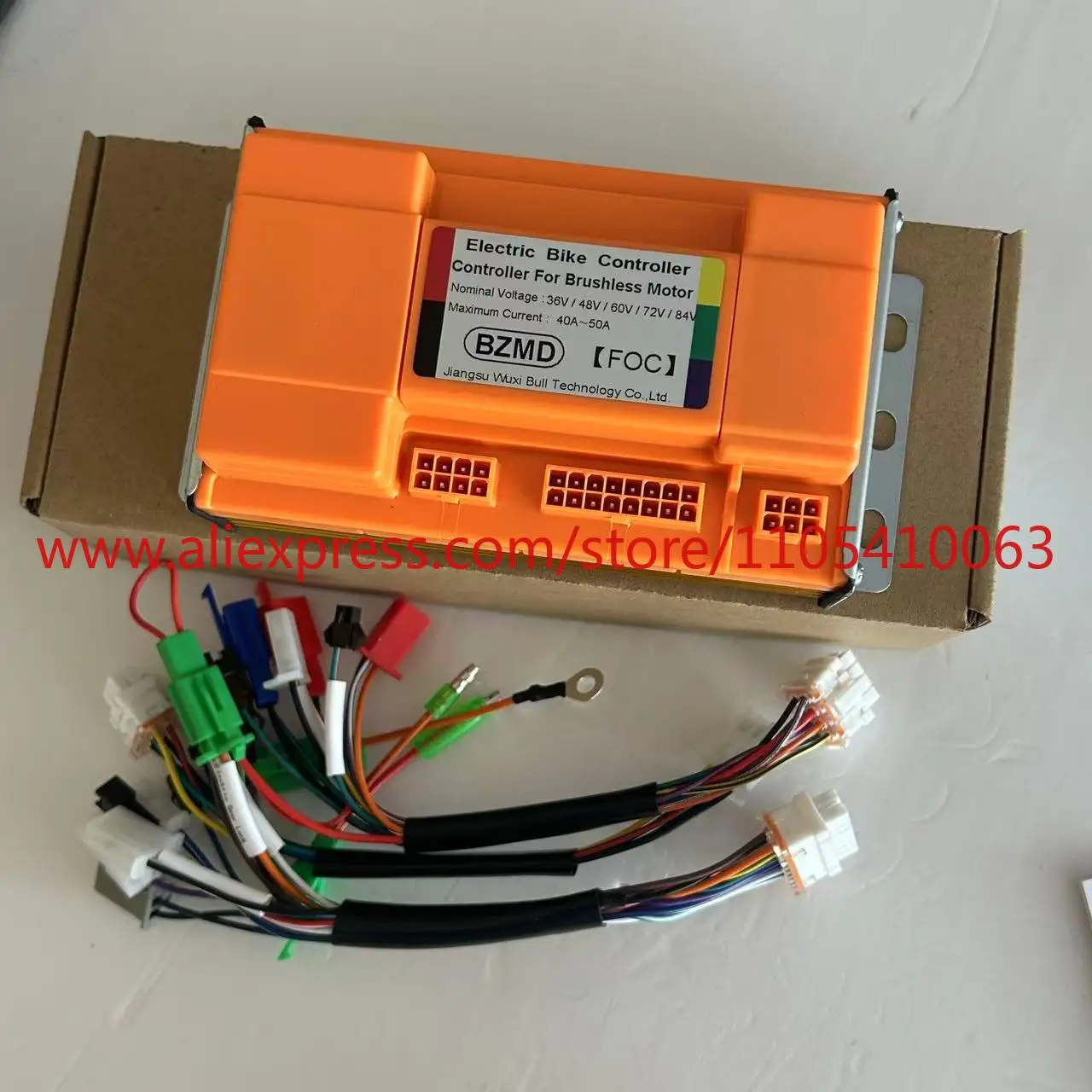 1500W Sine Wave Controller Vector Motor Driver Electric Two-Wheeled Tricycle Silent Intelligent Controller with Wire Harness