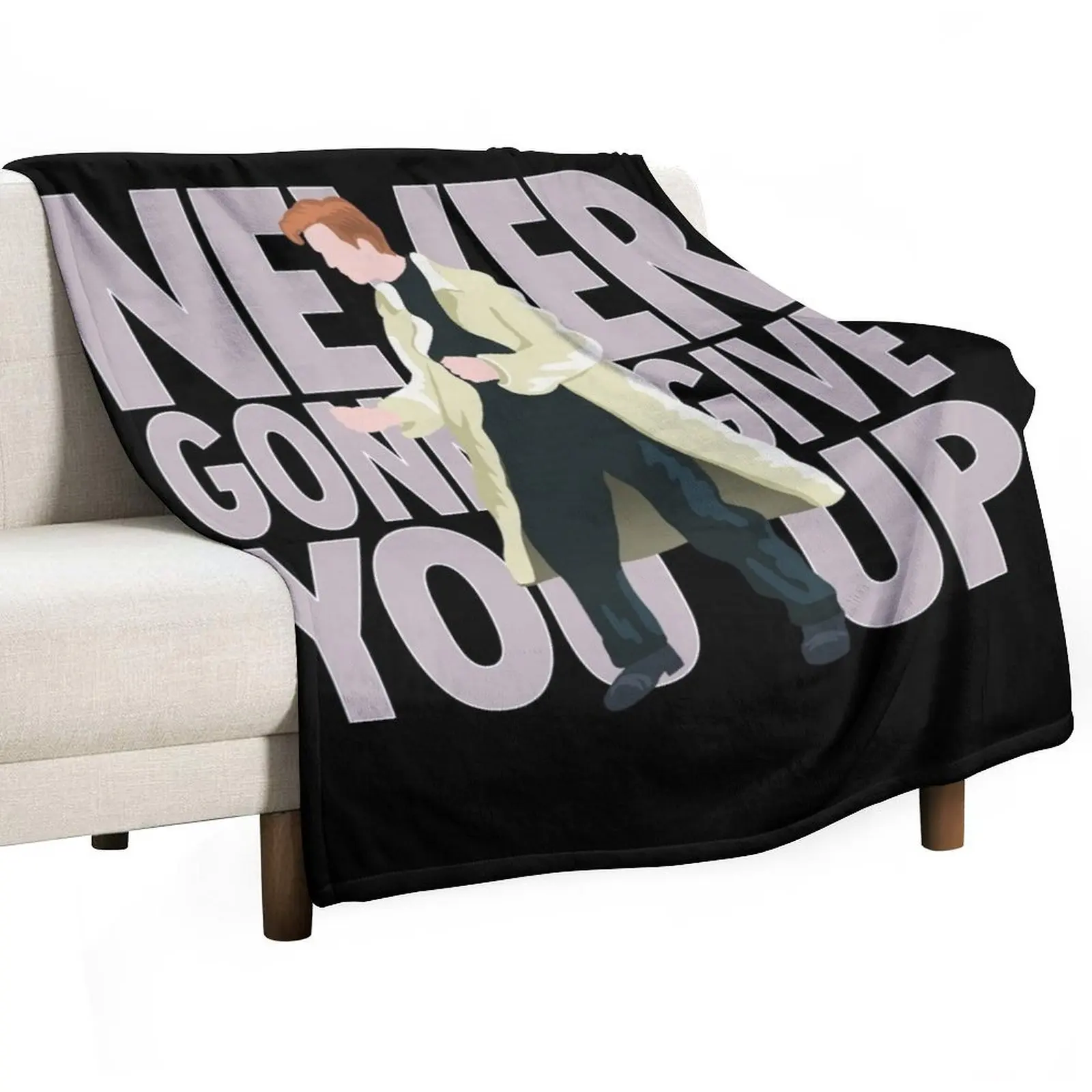 

Rick - Never Gonna Give You Up Throw Blanket Stylish Decor Blanket Gift for Friends Roommate