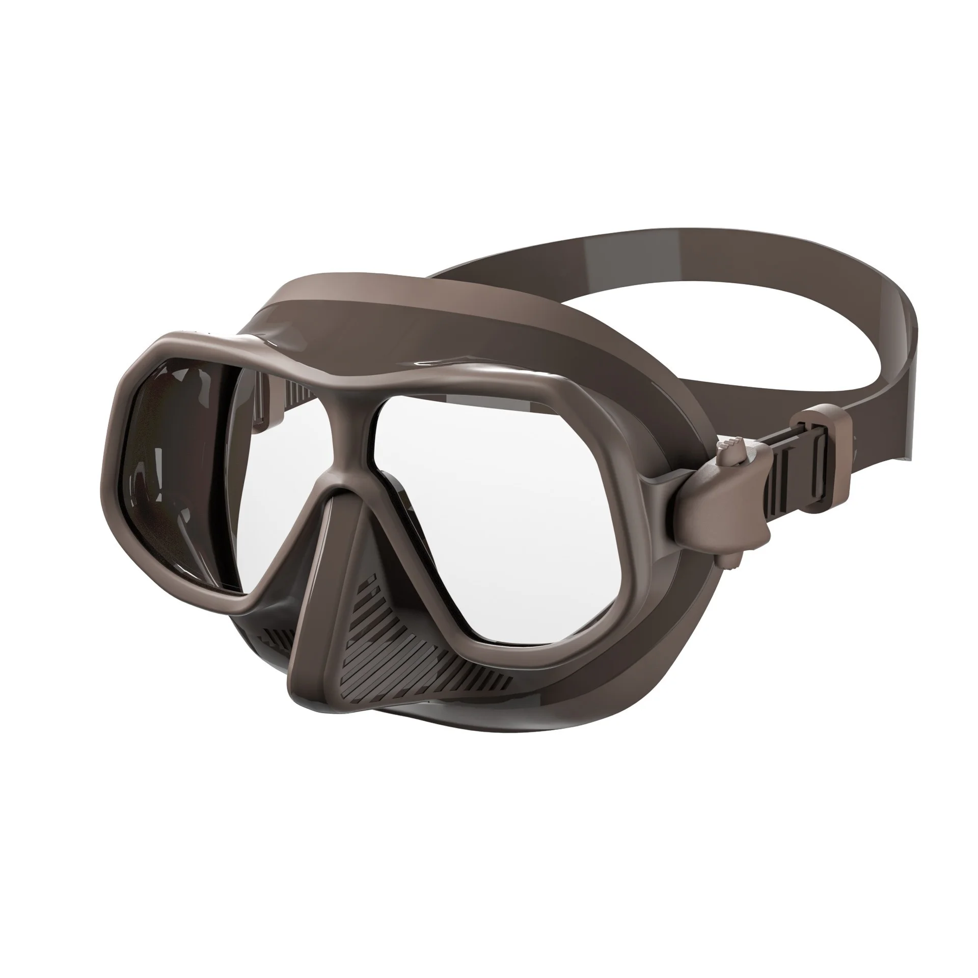 

Professional Dive Mask Colored Anti Fog Lens Adjustable Silicone Strap Shatterproof Impact-Resistant Tempered Glass Custom Logop