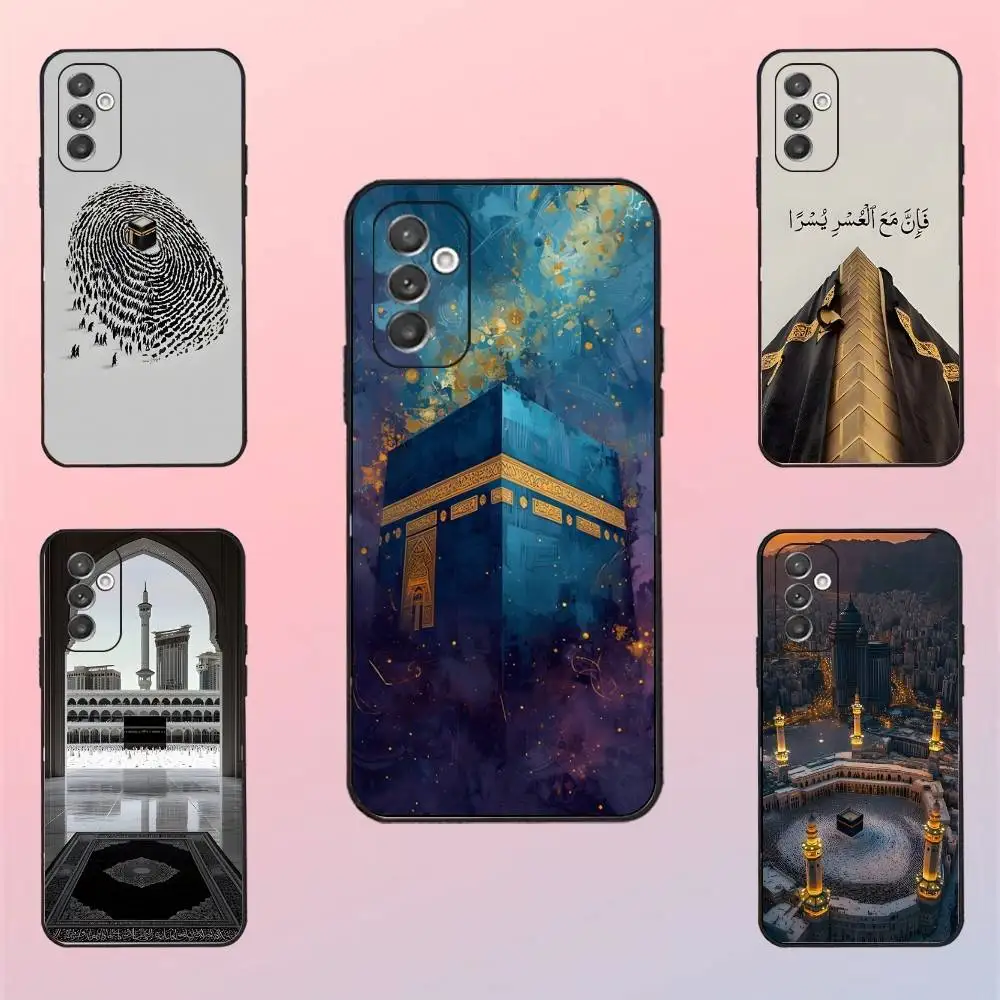 

Islam Muslims Kaaba Case For Samsung S22,S21,S9,S25,S24,S23,Ultra,FE,S20,S10,Plus,Lite,Soft Silicone Black