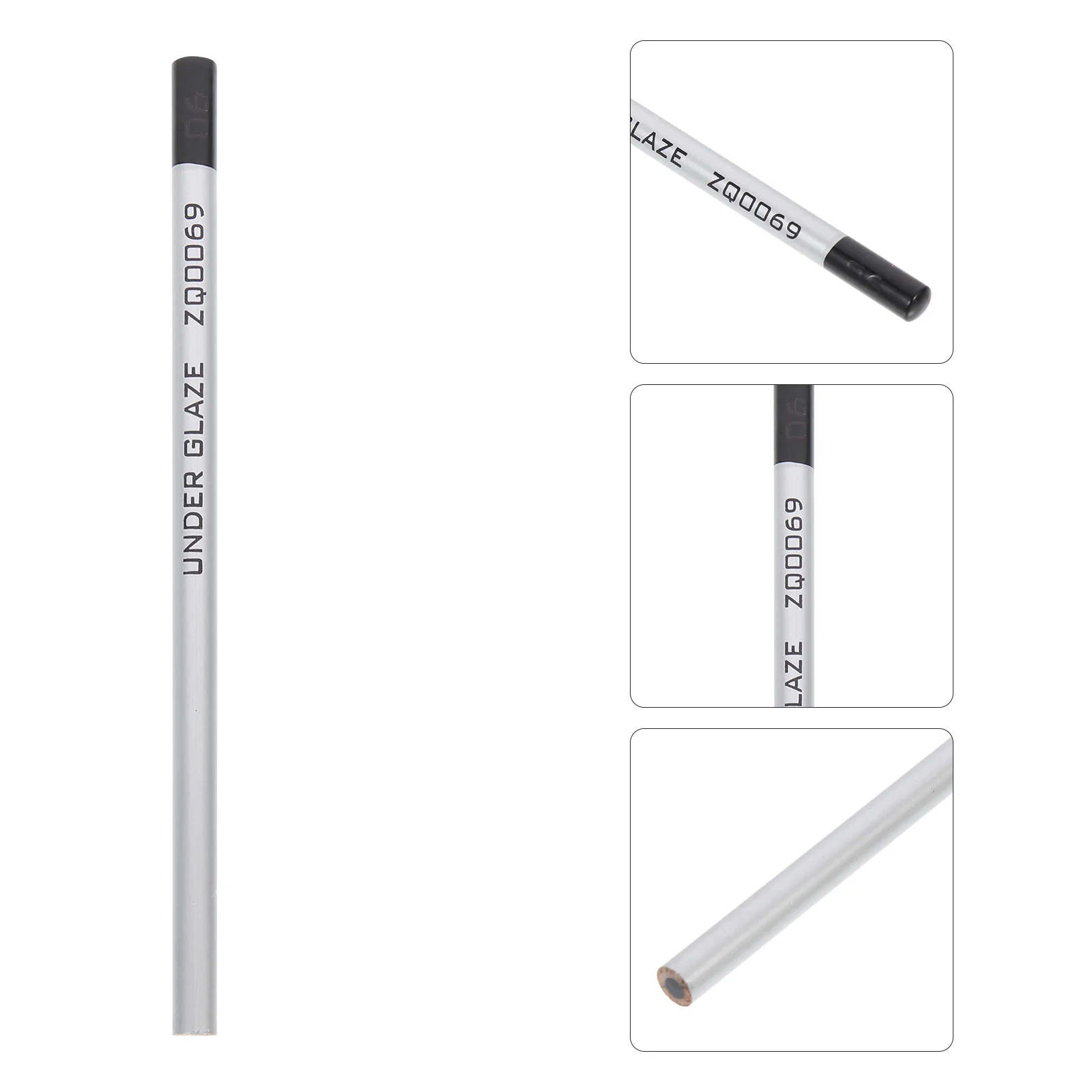 1 Pc Black Underglaze Pencil Ceramic Pottery Painting Tool Smooth Writing Erasable Sketch Pencil For Beginners Artists