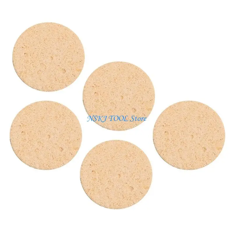 L8RC 5PCS Soldering Sponge Hoge temperatuurbestendige soldeer Spons Soldering IJzer