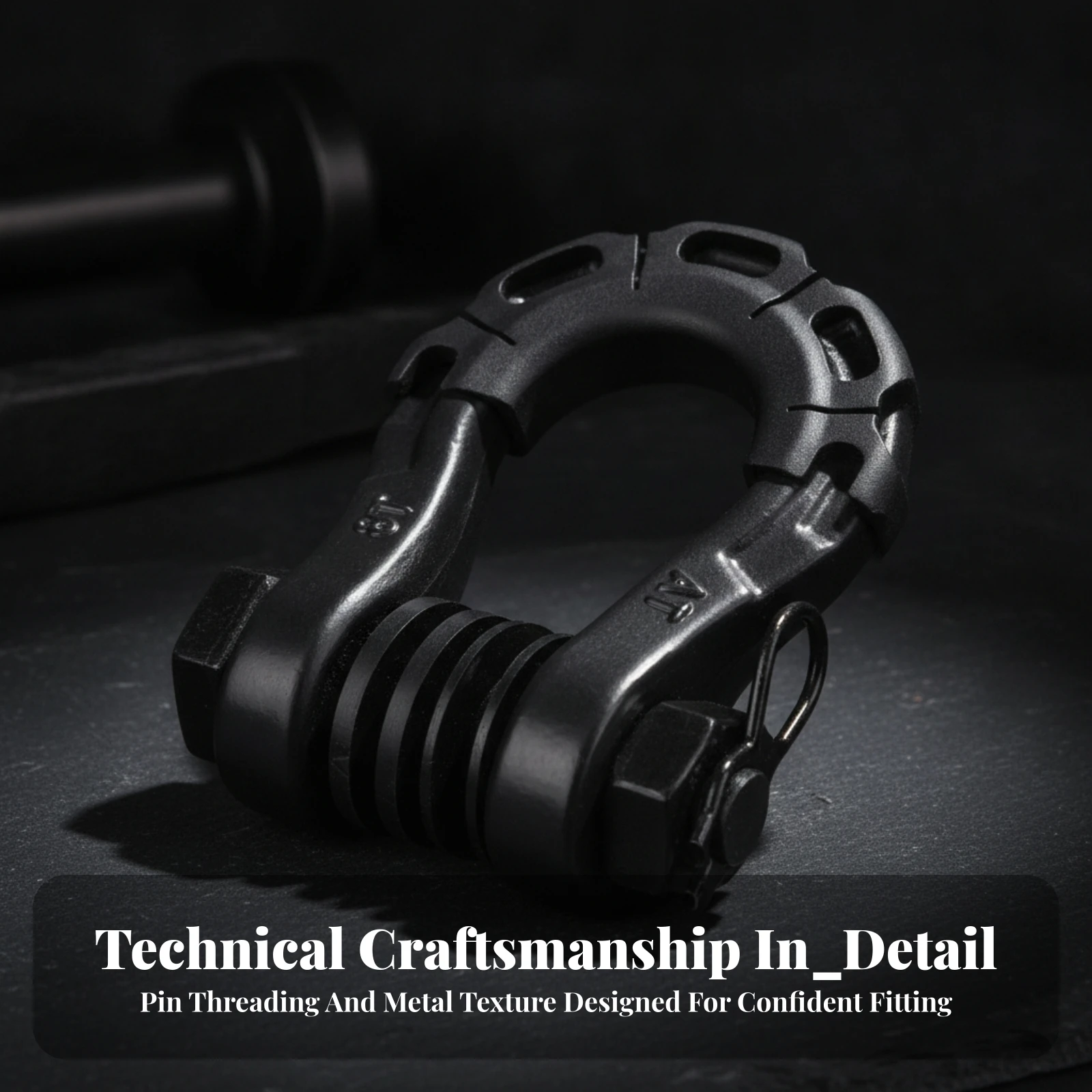 Recovery Shackle Heavy-Duty Bow Shackle Shackles Reliable Hardware Portable for off-Roaders, Towing
