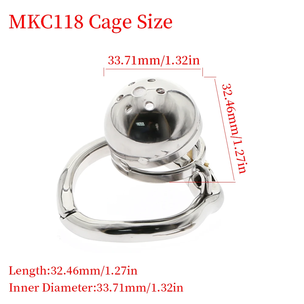 NEW Stainless Steel Chastity Cage Small Penis Lock Cage Penis Metal Cock Ring Husband Loyalty Cock Cage Sex Toys For Men