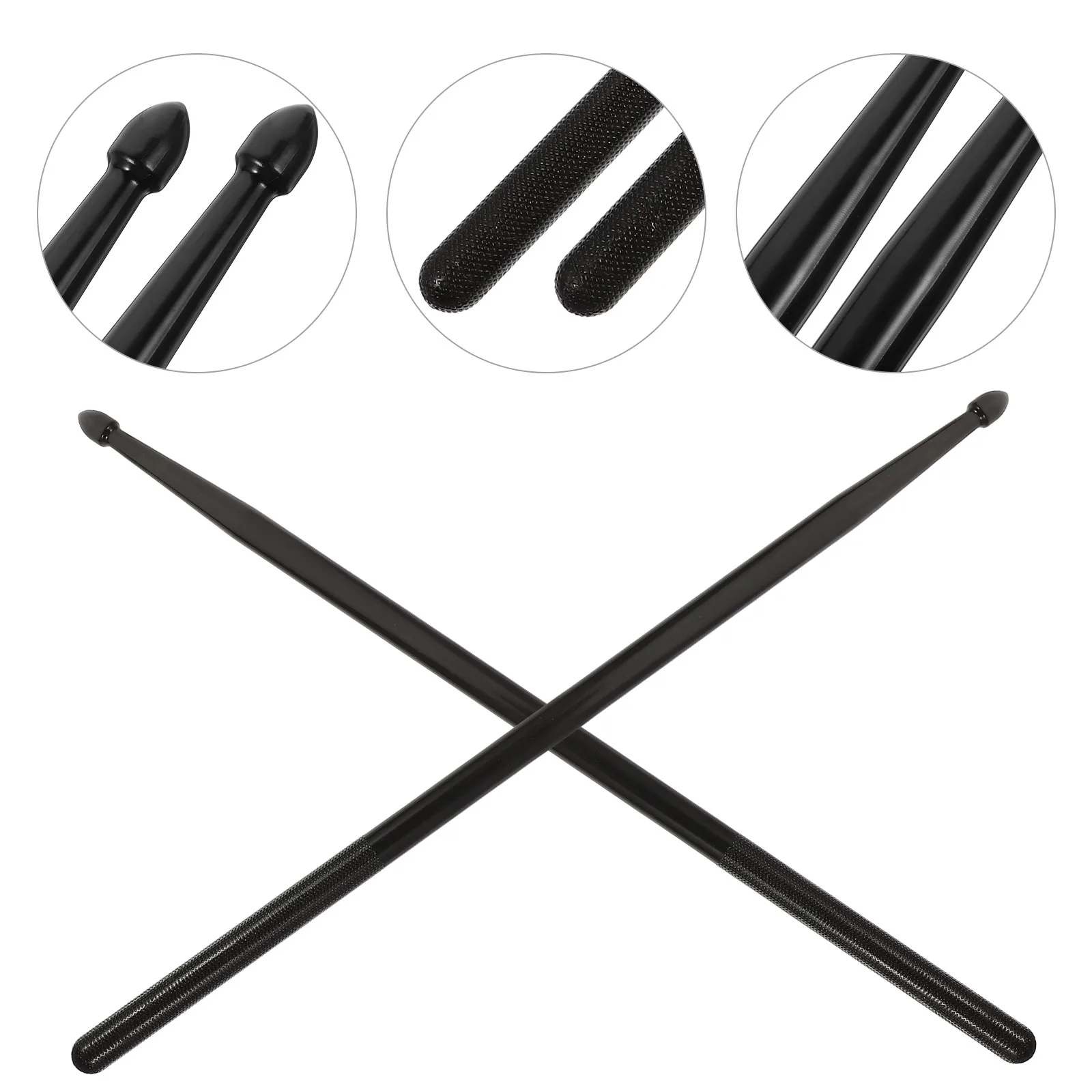 

3 Pairs Nylon Drum Stick Lightweight Drumsticks Performance Percussion Instrument Accessories Practical Fiber
