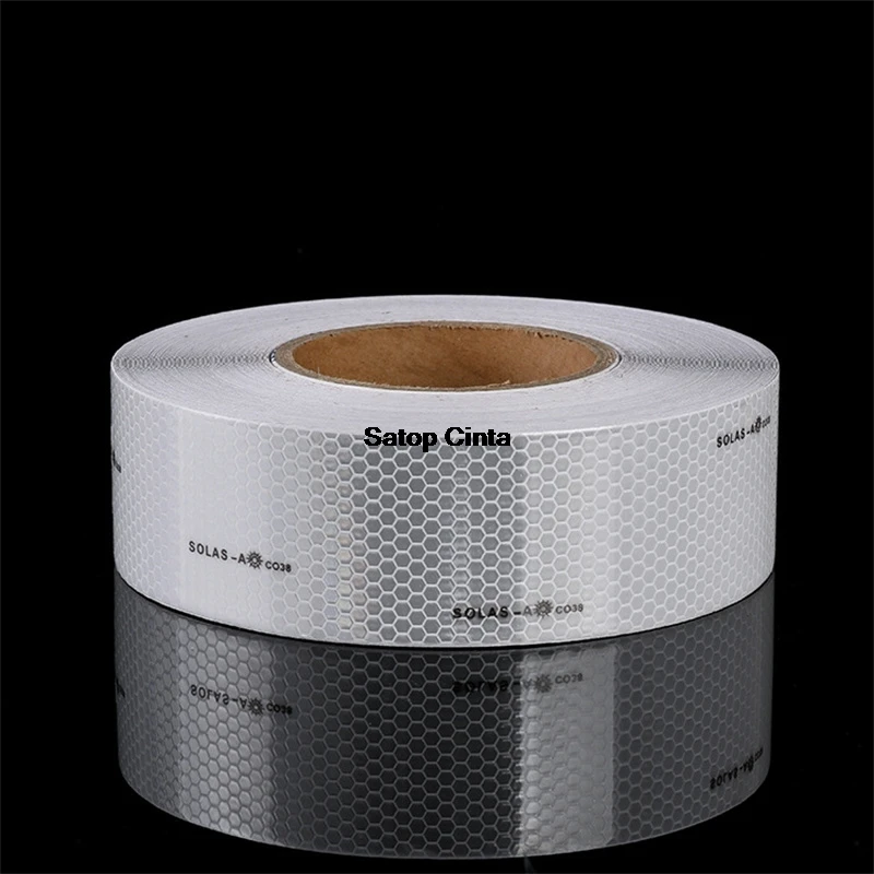 

2Inch*16FT SOLAS Grade Marine Reflective Adhesive Tape Conspicuity Safety Warning Waterproof Reflectors Stickers For Boats Rafts