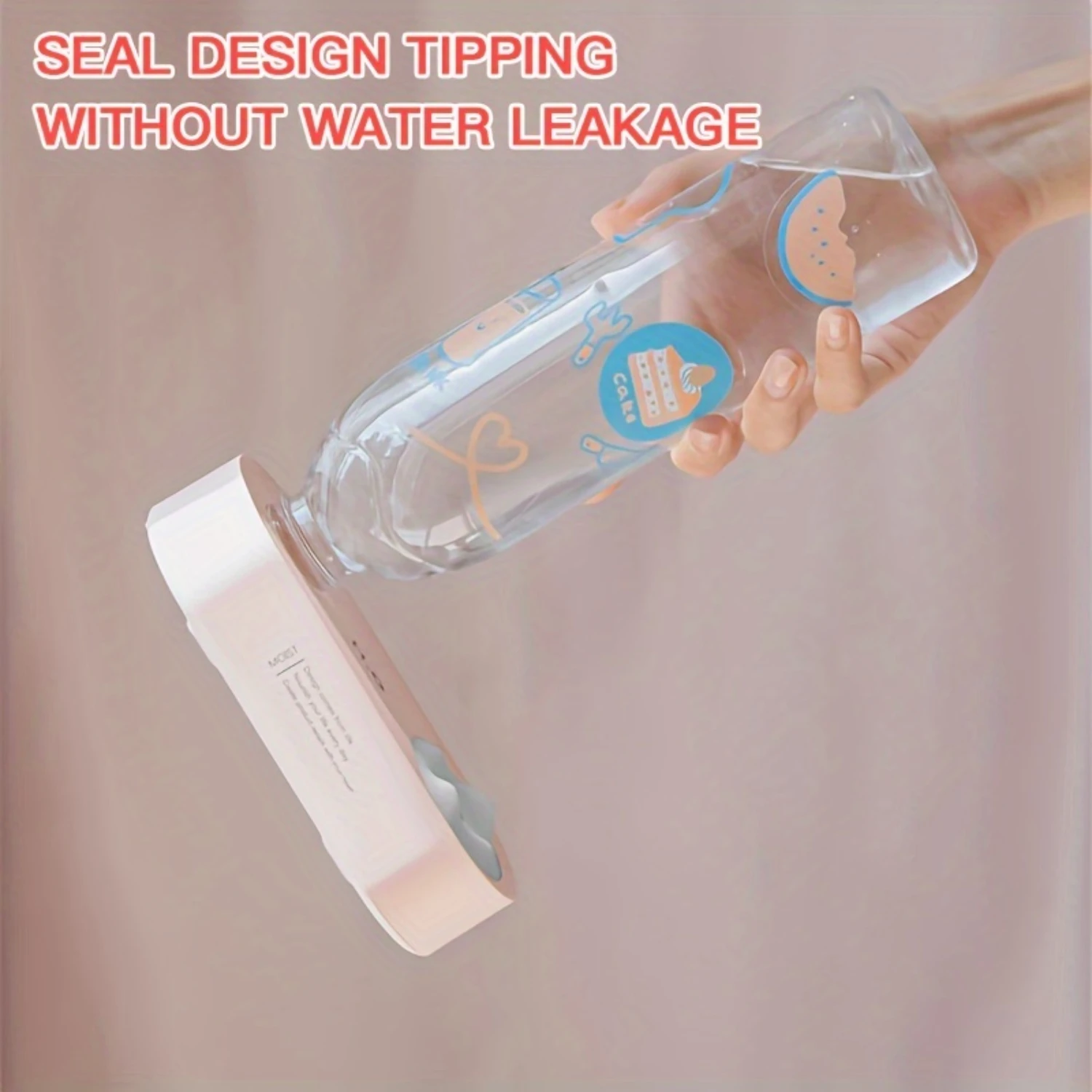 Water Bottle Holder Humidifier, Mini Charging Small Portable, Desktop Mineral Water Bottle Air Hydration Spray