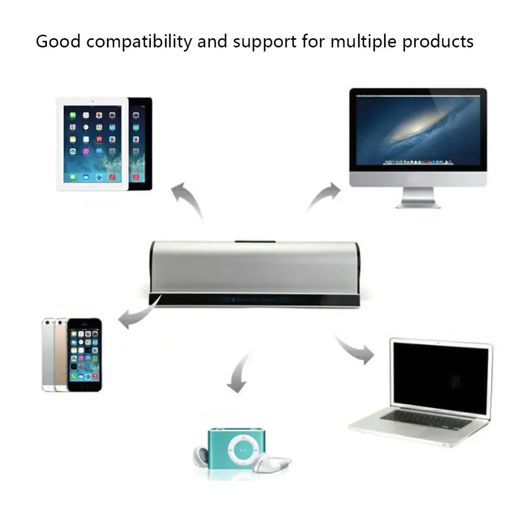 Soporte para tableta y teléfono, barra de sonido Hifi con Altavoz Bluetooth, Subwoofer de Audio portátil, columna estéreo de graves, para Ipad, nuevo