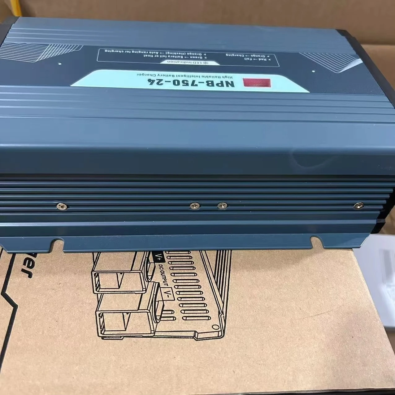 NPB-750-24 شاحن الجهد القابل للتعديل يعني جيدا NPB-240-24 27.6 فولت شاحن بطارية سكوتر كهربائي 24 فولت #2