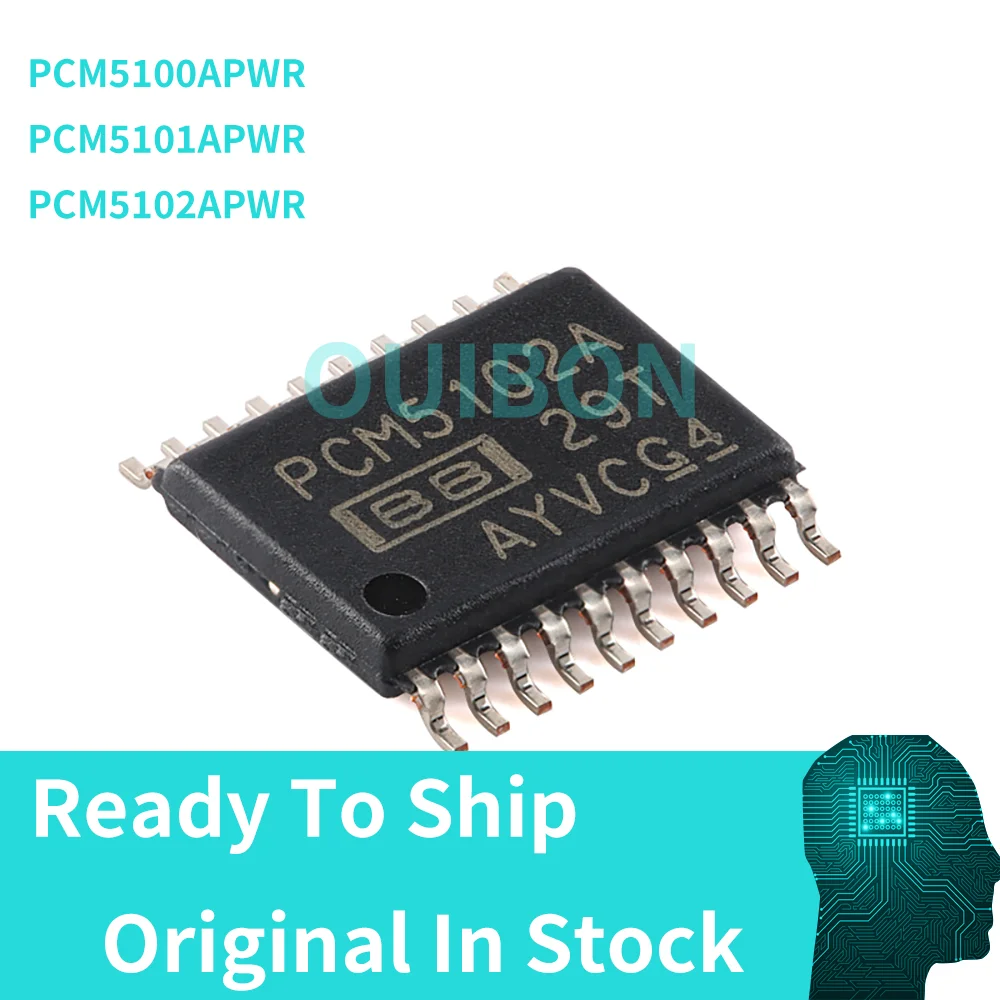 5PCS PCM5102APWR PCM5101APWR PCM5100APWR PCM5100 Chip DAC Amplifier SMD