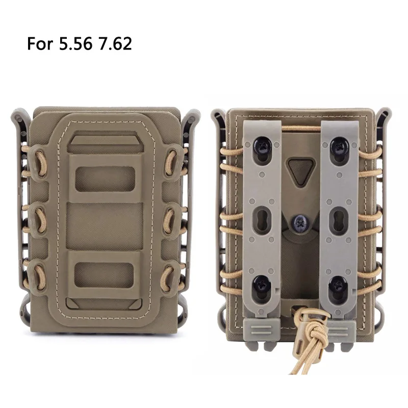 Bolsa Porta Cargadores Molle 5.56 7.62 9mm compatible AR15 M4 AK Glock - imagen 5