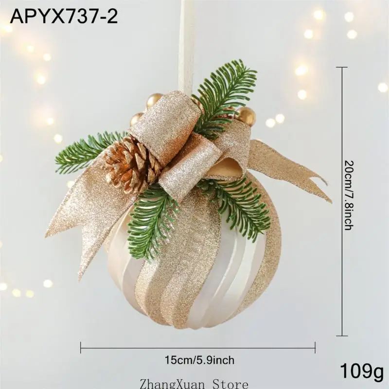 Saisonale Weihnachtsdekoration mit Bandakzent und Kunststoffschale für die Platzierung von Baumkranz-Einstiegsschienen – Detail 8