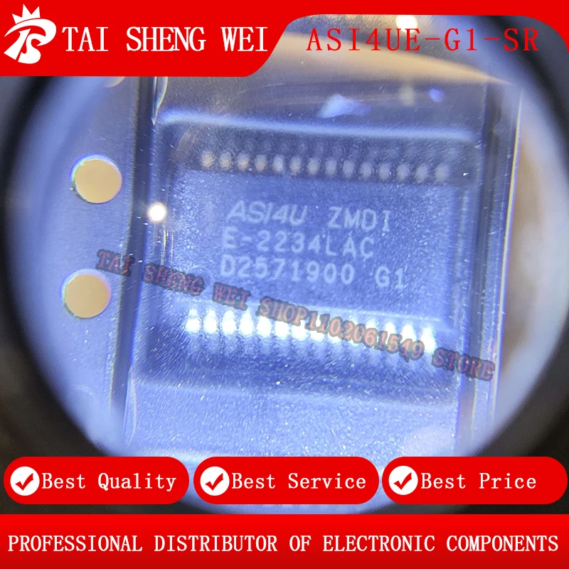 

1 шт. Новый оригинальный чип ASI4UE-G1-SR с маркировкой ASI4U ZMDI SSOP-28, разработанный на заказ, AS-i slave, ASI4UE-G1-SR RENESAS IC.