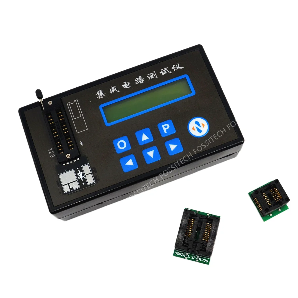 NUOVO! Tester per circuiti integrati a LED ricaricabile portatile Tester per triodo diodi per transistor Rilevatore di chip IC per transistor digitale