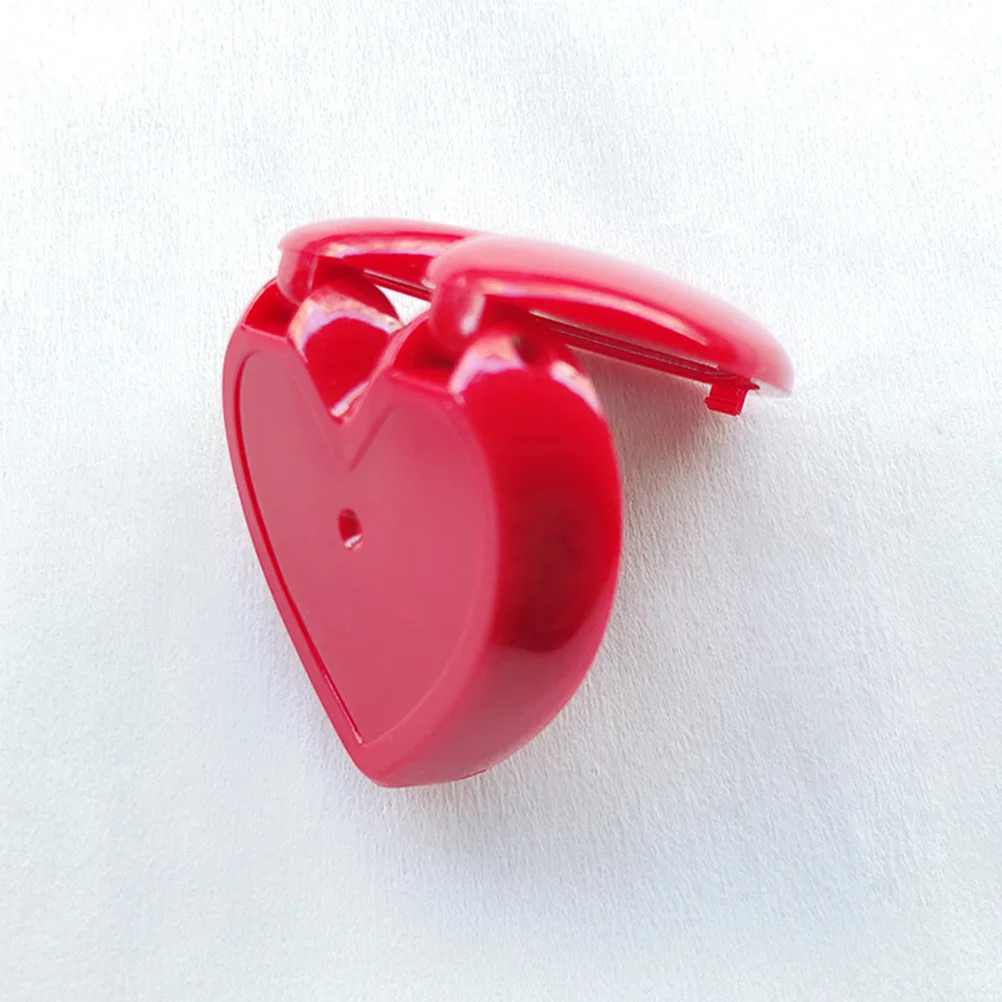 

4Pcs Heart Shape Lipstick Holder Empty Refillable Cream Containers Mini Travel Makeup Storage Cream Bottles Lipstick Holder