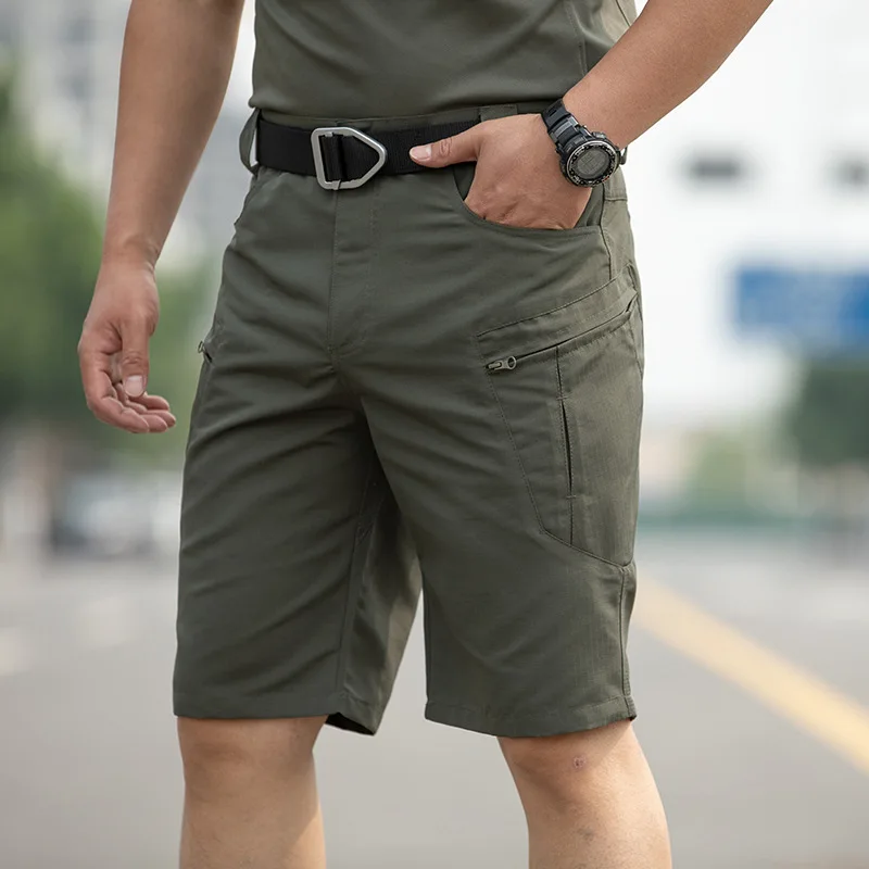 

Tactical Men's Outdoor Camouflage Shorts Multi-pocket Casual Pants, Loose Five-inch Tear-resistant and Wear-resistant Work Pants