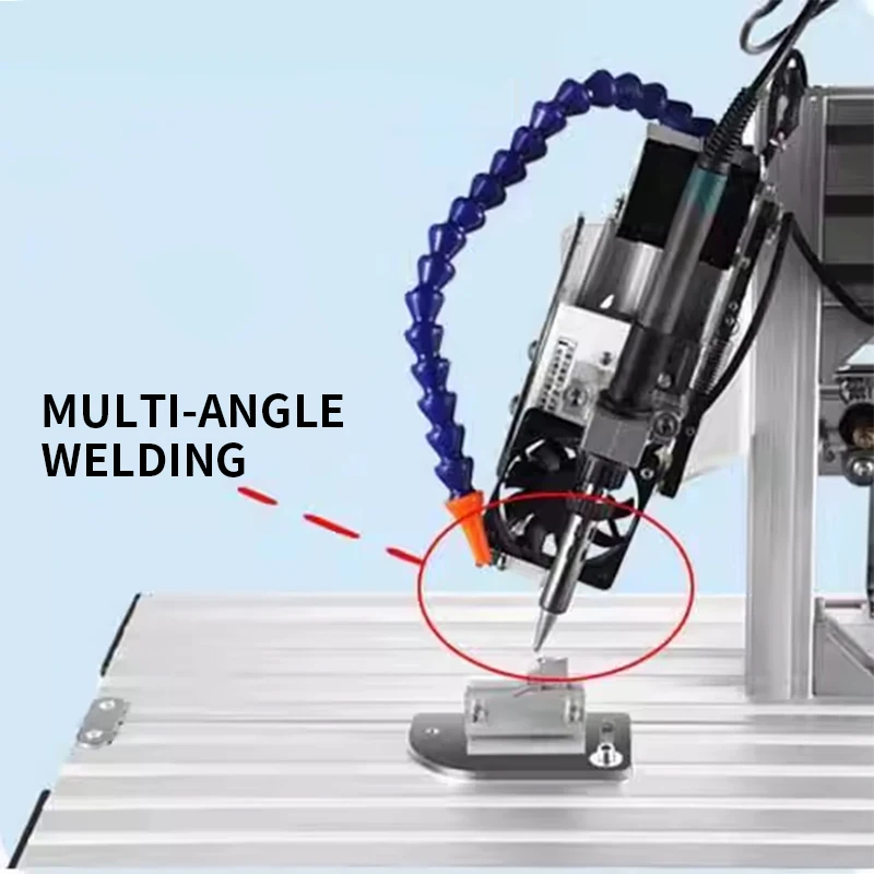 

Semi-automatic soldering machine Soldering workstation Spot welder Consistent solder bead distribution Suitable for switch solde