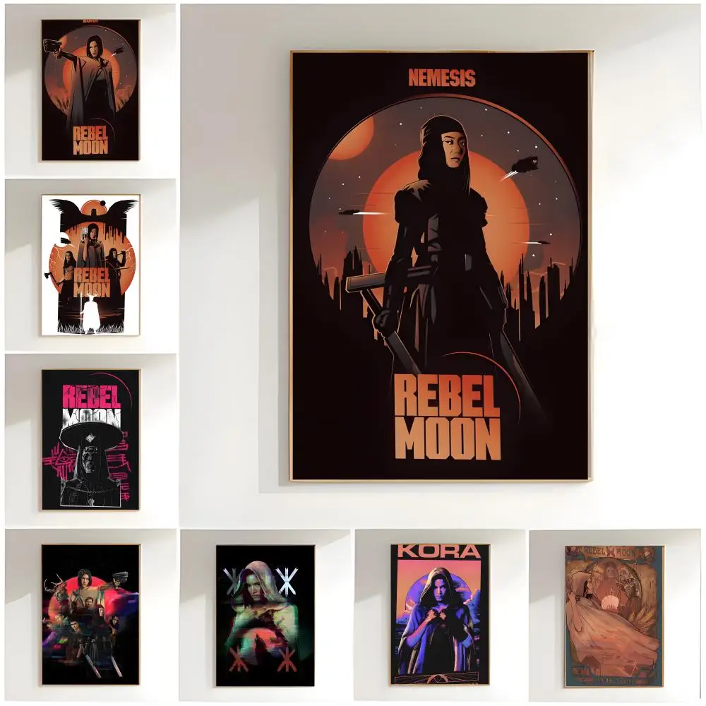 Rebel Moon Poster Classic Wall Art  Home Decor  Peel and Stick Unframed