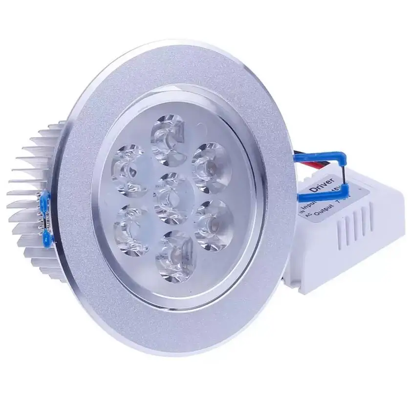 Imagem -04 - Luminária Embutida para Teto Lâmpada de Led Dimerizável 21w 7x3w com Drivers Embutidos