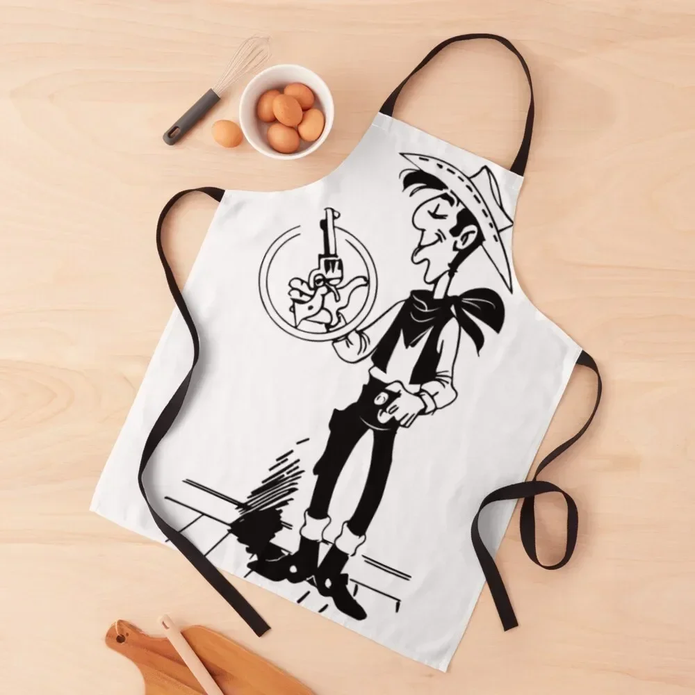 Lucky Luke Apron household woman Kitchen Household Items christmas 2025 home women Apron