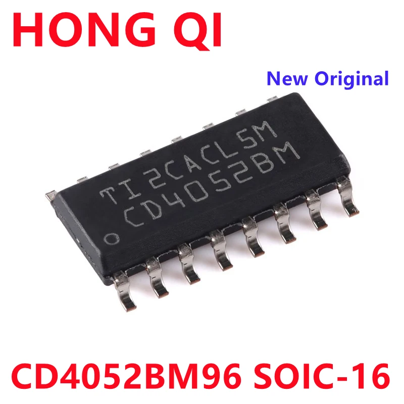 10PCS CD4052BM CD4052BM96 CD4052 SOIC-16 Low On-Leakage Current 2-Channel 4:1 Analog Switch Logic Chip IC