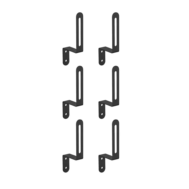 -ESTR Cintre pour chapeaux pour mur 6 paquets, crochets pour chapeaux pour mur, support pour chapeaux de baseball en métal pour mur, rangement de chapeaux pour casquettes de baseball