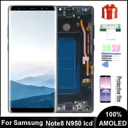 SUPER AMOLED Note 8 LCD For Samsung Galaxy Note 8 Display N950 N950F SM-N950A N950U LCD Screen Touch Digitizer Assembly