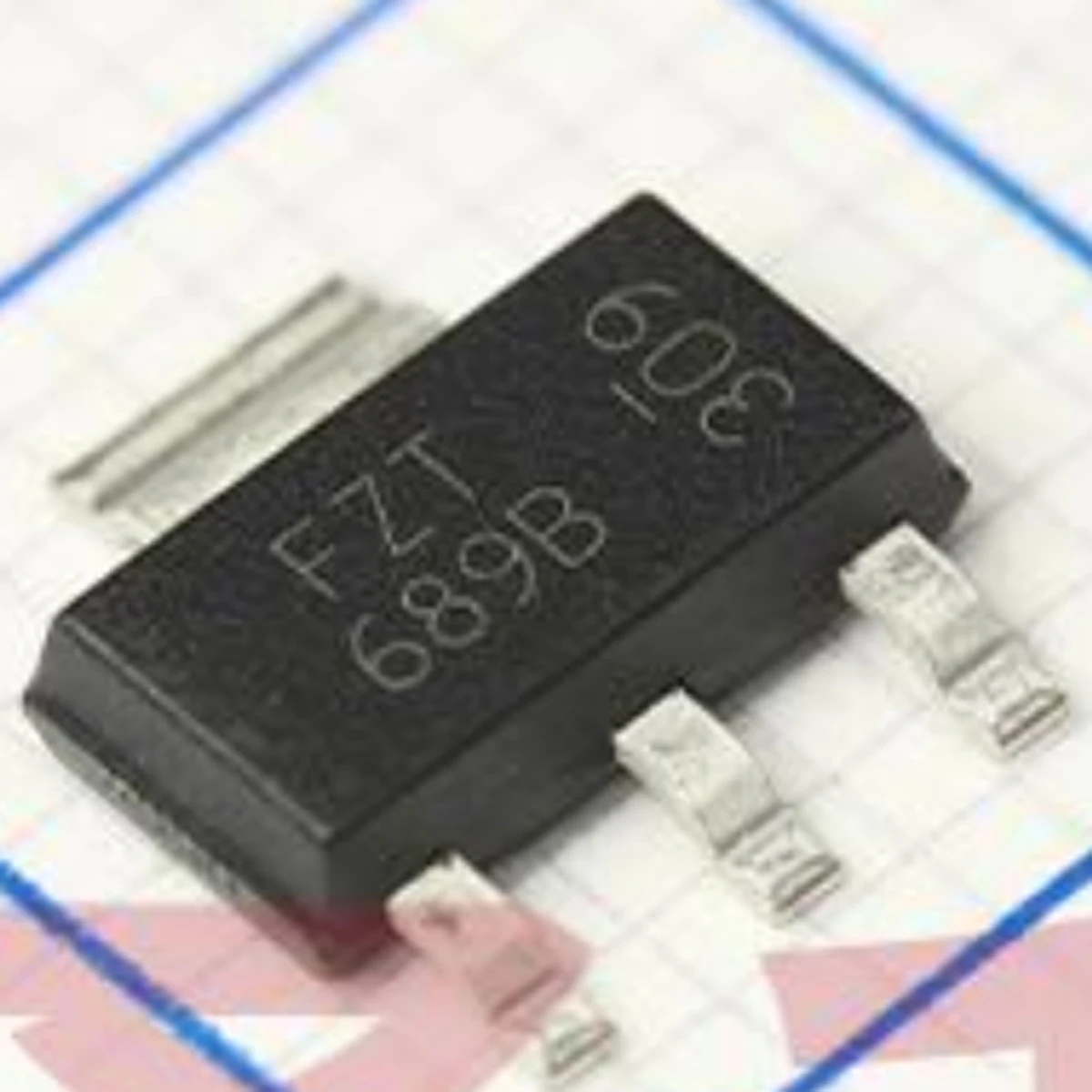 10PCS original FZT689B transistor BJT 2W 20V 3A NPN SOT-223-4: FZT689BTA