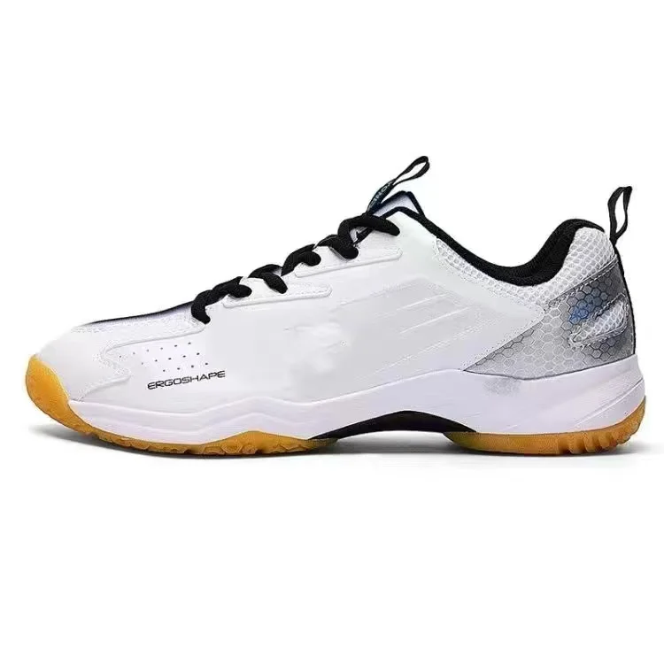 MiaBera Shock-Absorbing Badminton Shoes para homens e mulheres, Tênis de treinamento antiderrapante, Tênis respirável, Alta qualidade