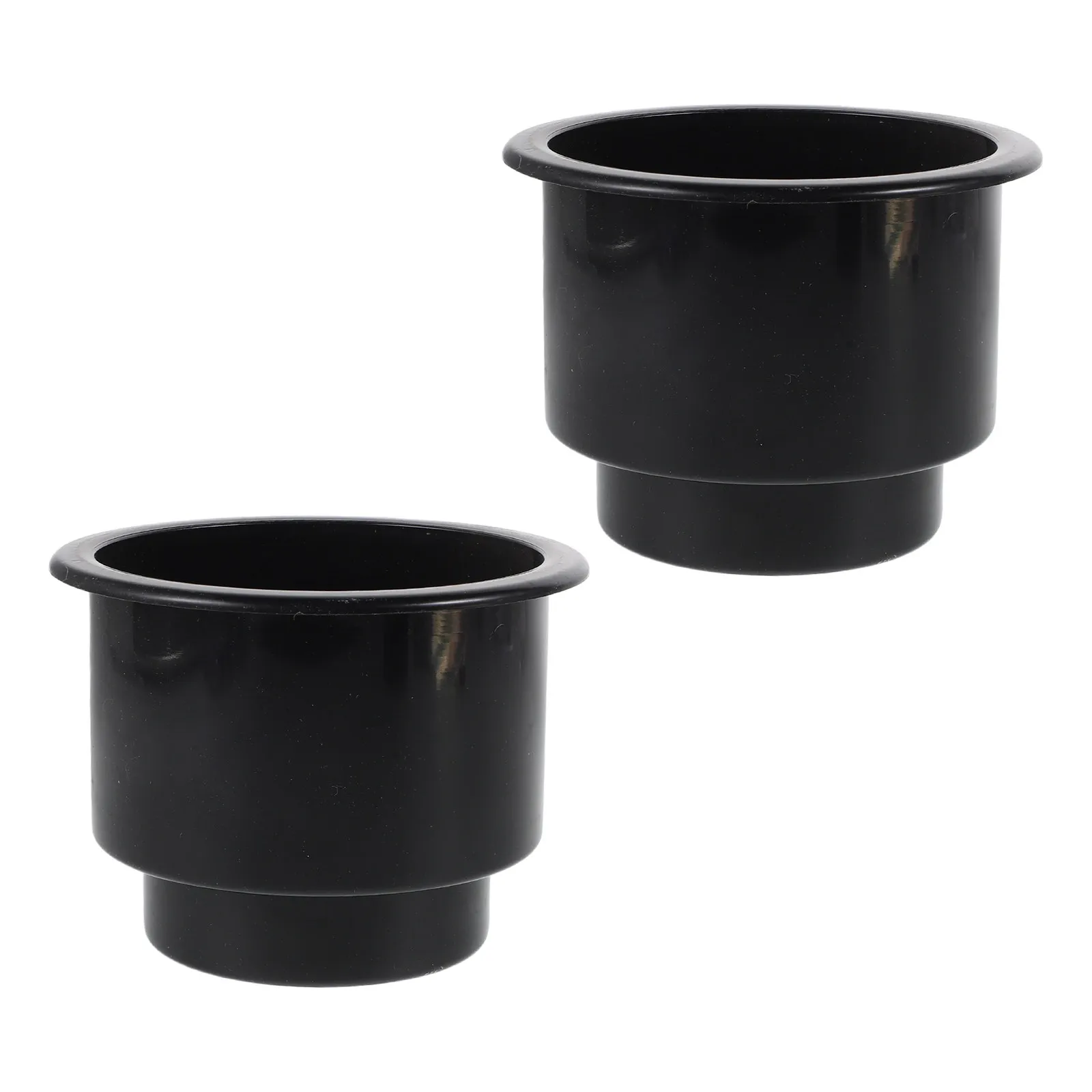 2Pcs Marine Boat Cup Holder Insert Flush Mount Non-Tipping Drink Holder Recessed Bottle Tumbler Mount for Yacht Pontoon Rv Truck