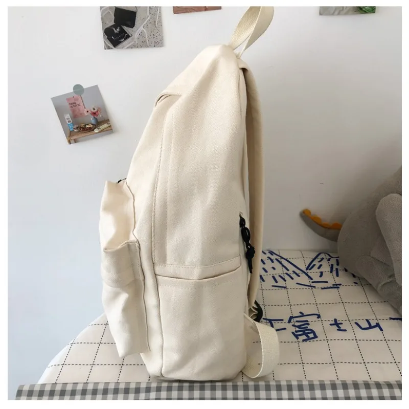 حقيبة ظهر مدرسية ذات سعة كبيرة للسفر حقيبة كتب نسائية كاجوال على الطراز الياباني لطلاب المدارس الثانوية المتوسطة