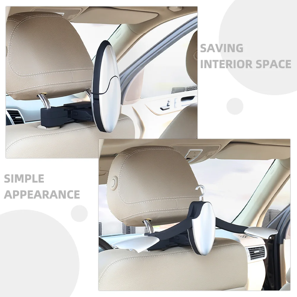 자동차 코트 걸이 머리 받침 뒷좌석 접이식 펭귄 모양의 자동차 좌석 옷 걸이 효율적인 디자인 조절 가능한 멀티
