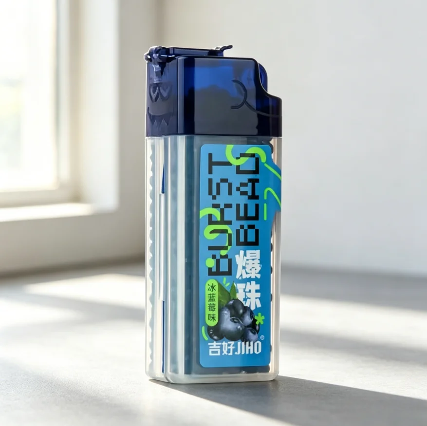 Ice Blueberry Menthol Burst Cigarette Flavor Beads Portable Flavor Applicator Tool for Enhancing Cigarette Taste