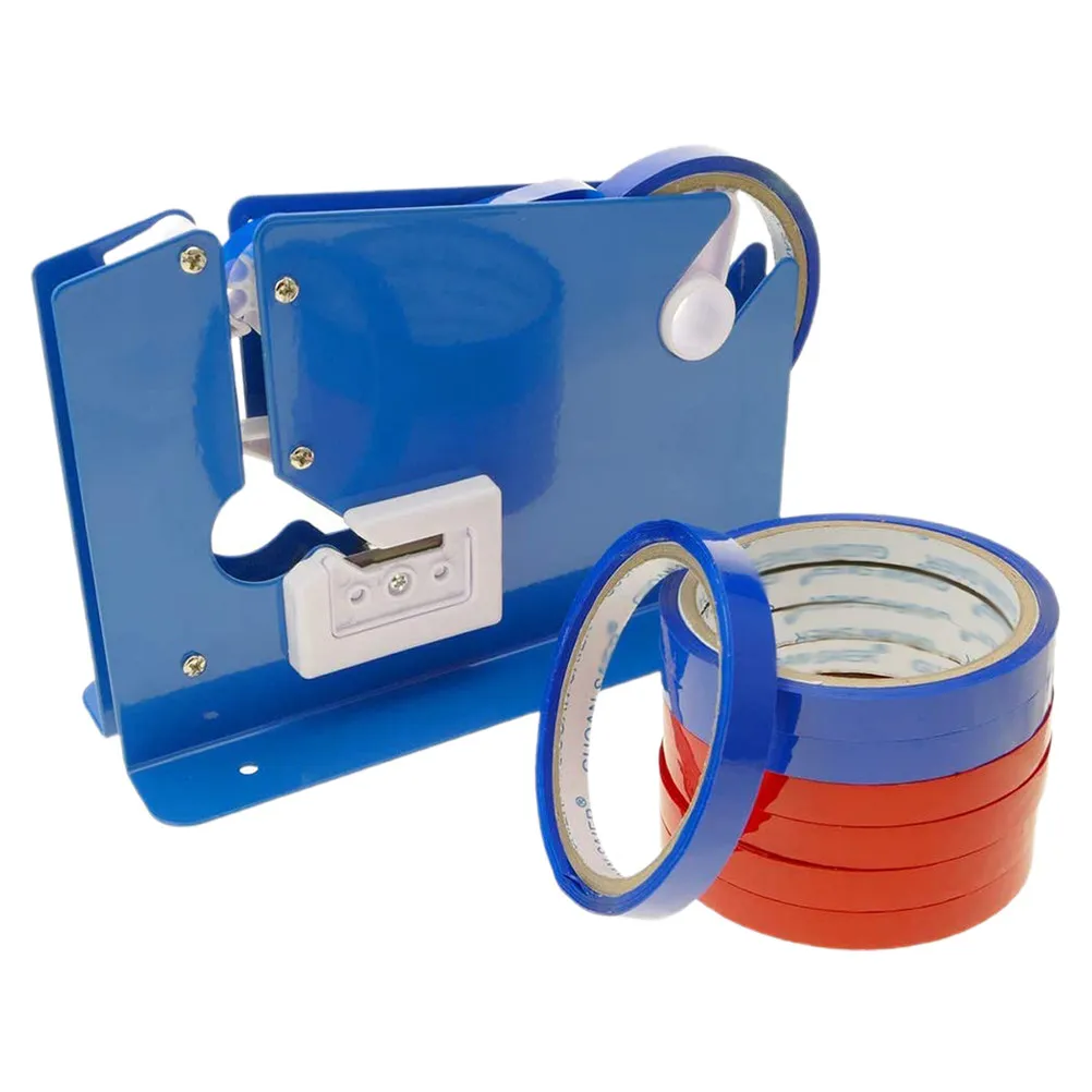 9pcs-tape-cutter-dispenser-compact-design-poly-bag-sealer-trimmer-rust-resistant-food-packing-sealing-machine-bag-sealing-device