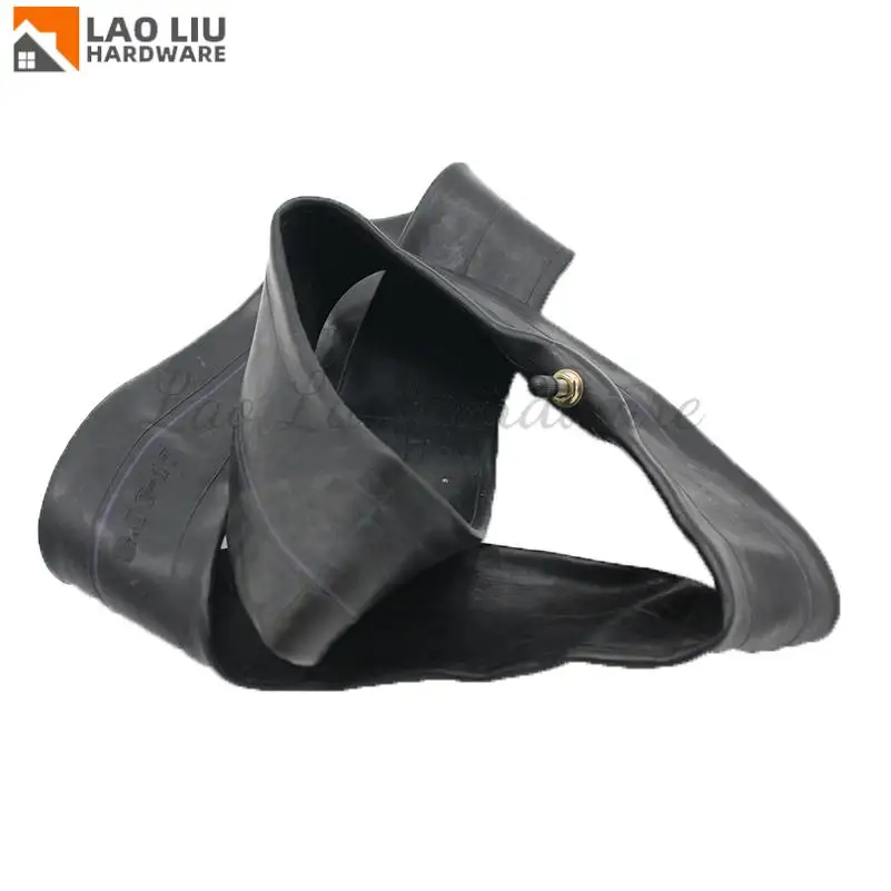 Chambre à air de pneus de moto 3.00-17 17 pouces, pneus intérieurs à Valve droite en caoutchouc