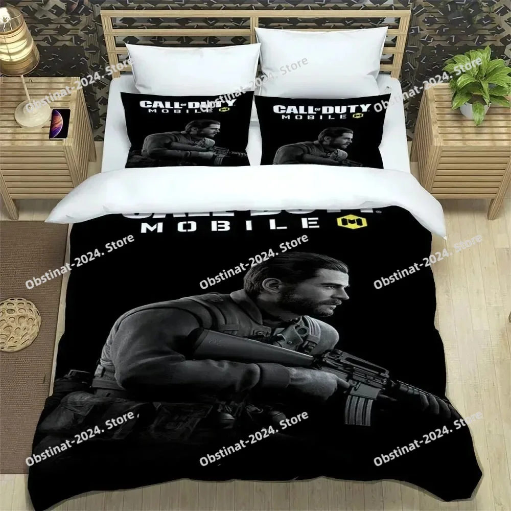 

Exquisite 3D Call Of Duty Wallpaper Anime Game COD Print Bedding Set Duvet Cover Comforter Bed Youth Girls Boys Gift