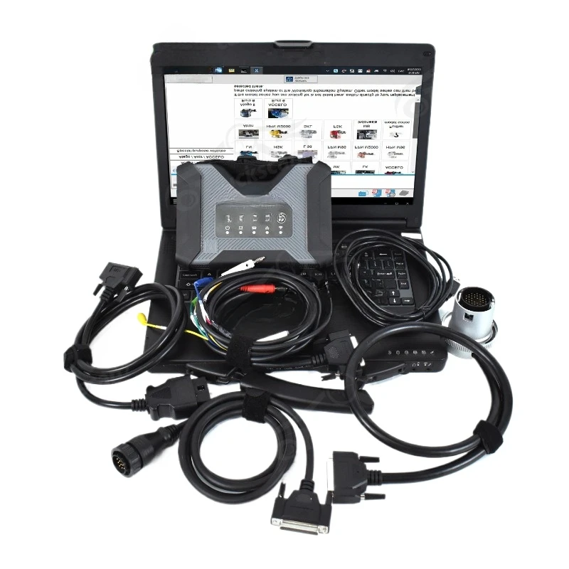 for Super MB M6+pro Wireless Star Diagnosis Tool Full Configuration Work on Both Cars and Trucks for Mercedes and cf53laptop