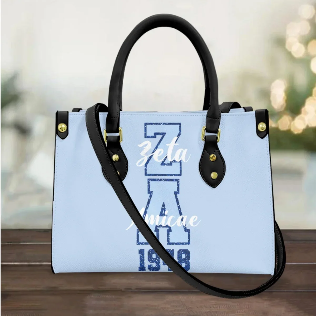 

New Popular Ladies Commuter Handbags Zeta Amicae Design Casual Shoulder Bag Friends of Zeta Printed Coin Purse Clutch Gift 2024