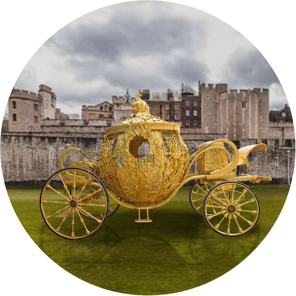 Cinderella OEM Horse Carriage For Wedding Royal Horse Wagon Carriages