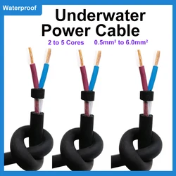 Waterdichte Onderwater Power Pvc Kabel 2/3/4/5 Cores 0.5/0.75/1.0/1.5/2.5/4/6.0mm2 IP68 Buiten Robot Connector Riool Koperdraad