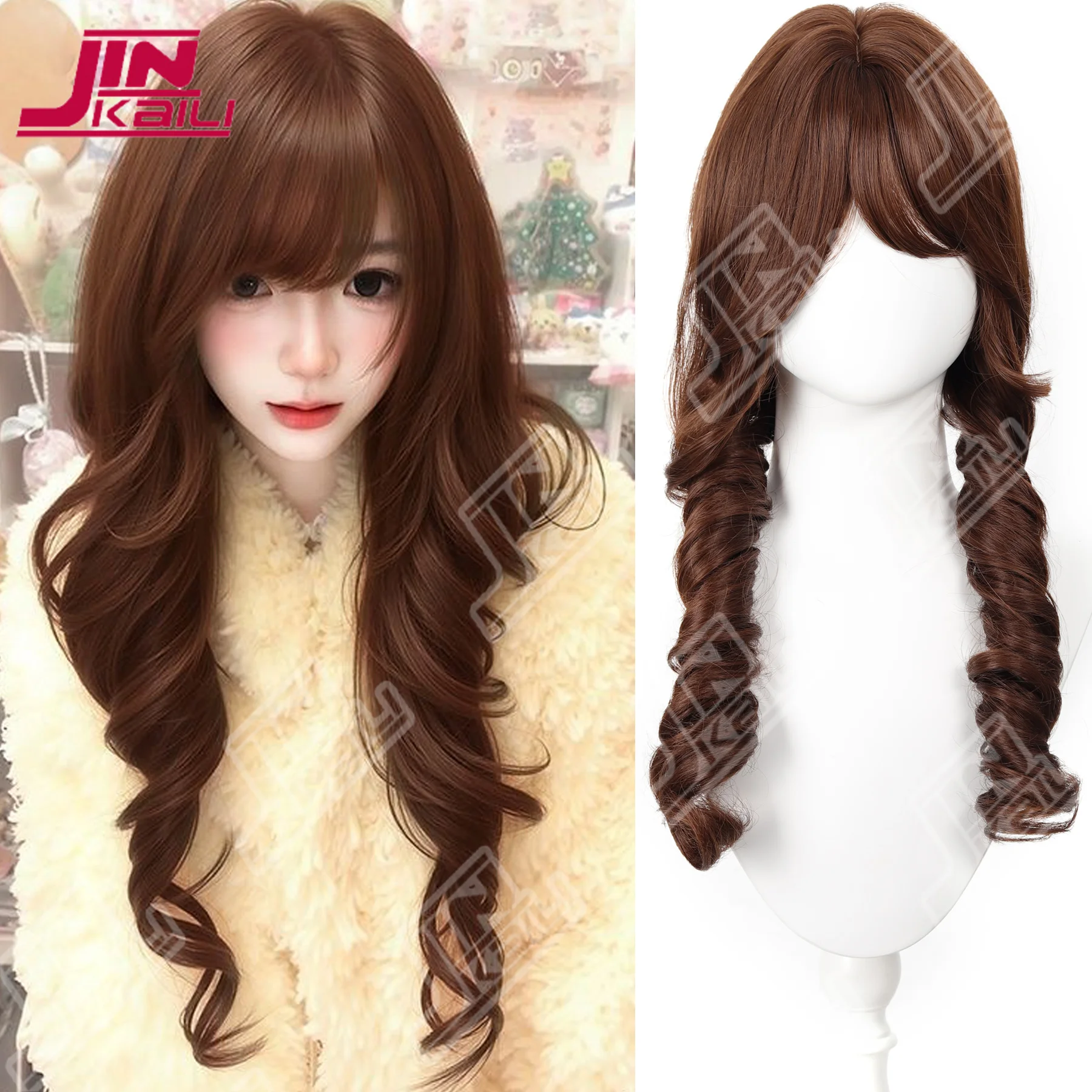 

Синтетический парик JKL Jellyfish Roll Princess: короткие рожки, милый стиль Лолита, с бакенбардами, двойными хвостиками, для вечеринок и Хэллоуина