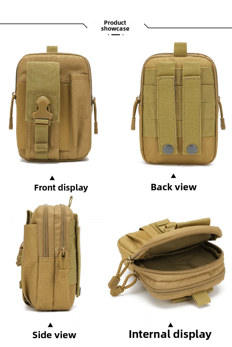 Taktische Outdoor Radfahren Sport Taille Tasche Camouflage Military Fan Taktische Taille Tasche Multifunktionale Werkzeug Mobile Taille Tasche