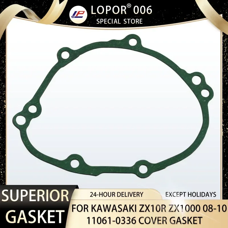 

Lopor Motorcycle Engine Crankcase Seal Gasket For Kawasaki ZX-10R ZX1000 ZX10R 2008-2010 11061-0336 ZX 1000 10R 10 R 11061-0336