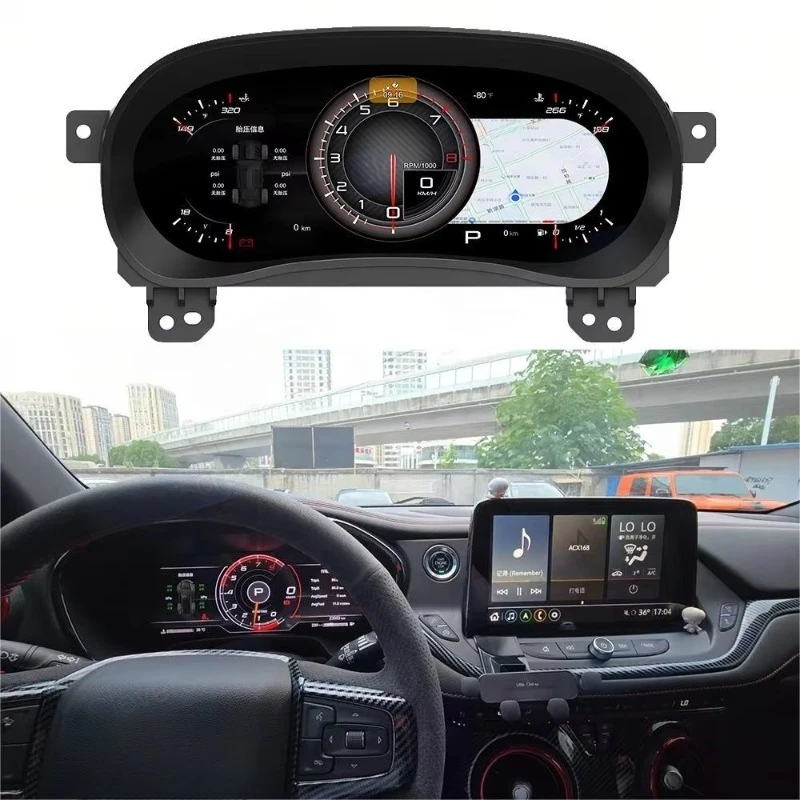 Image 4: Tableau de bord de voiture 12,3'' pour Blazer 2020-2025, compteur de vitesse automatique