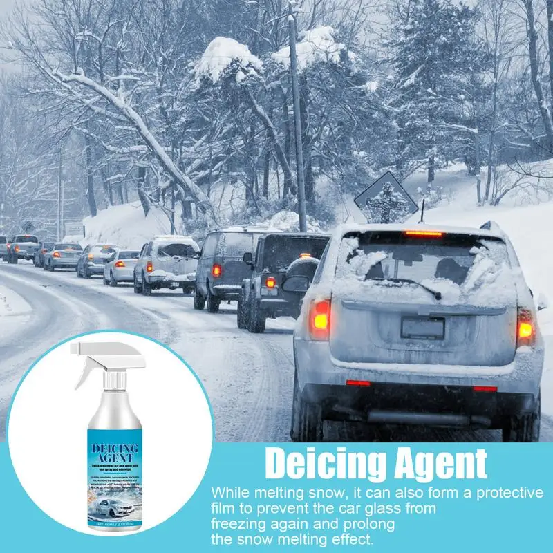 Afbeelding 3: Auto Voorruit Ontijzingsmiddel Auto Raam Ontdooien Agent Winter Accessoires Voorruit Ijs Verwijderen Spray Auto Ontdooien Tool Voor