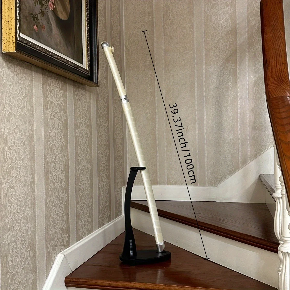 39.3 بوصة شيطان القاتل Hashibira Inosuke خشبية كاتانا السيف النينجا سكين كاتانا صابر الأصلي صابر تأثيري اكسسوارات الدعامة لعبة