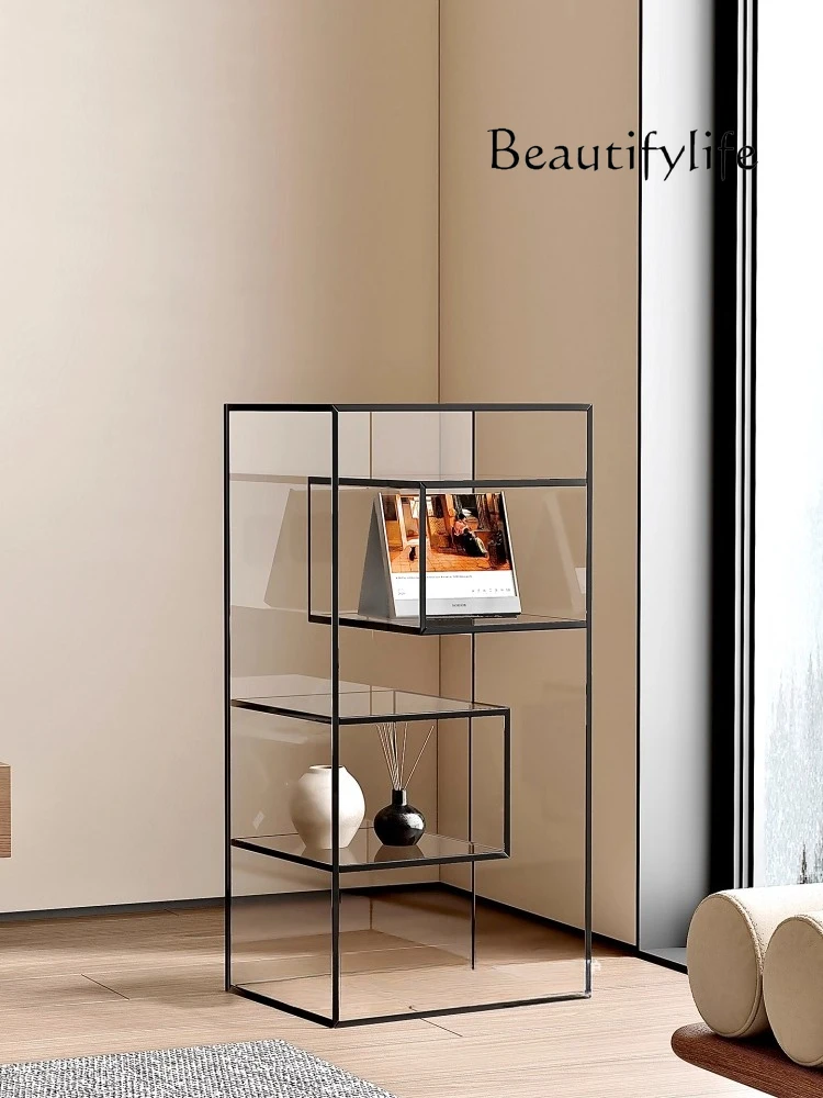 

Acrylic shelf, living room cup ornament, small floor bookshelf, multi-layer display shelf