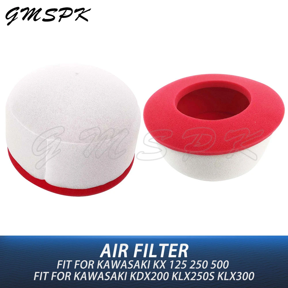 Motorcycle Air Filter Cleaner Fit for Kawasaki KX125 KX250 KX500 KDX200 KDX220 KLX250S KLX250SF KLX300 KLX300R KLX300SM KLX650
